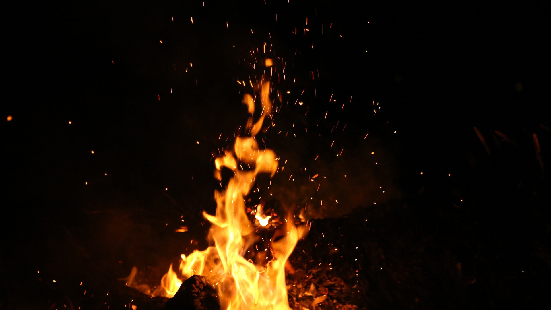 Picture of a flame of a fire