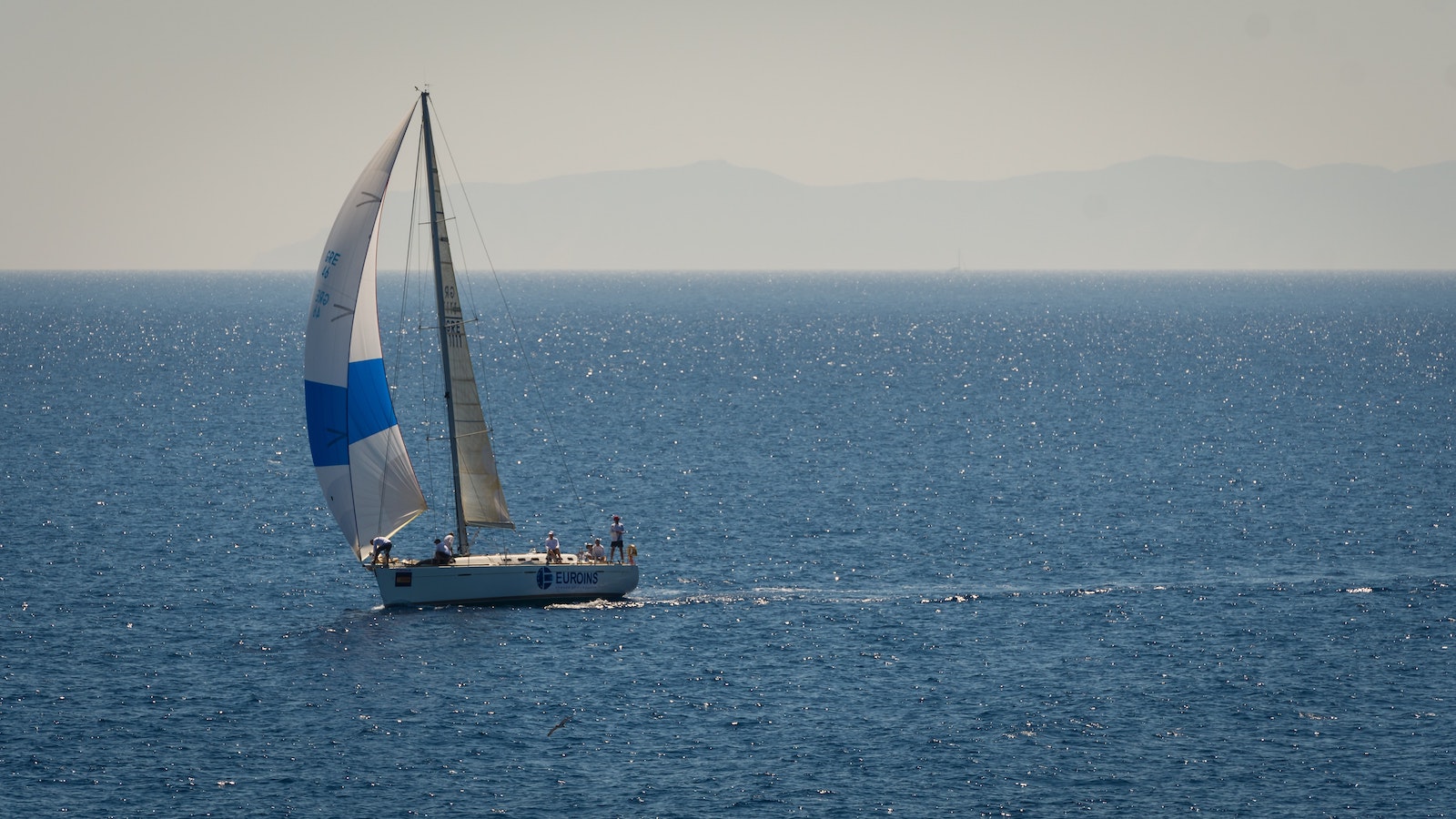 Sailboat out at sea