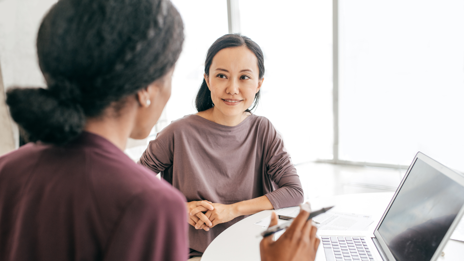 Two Woman Talking