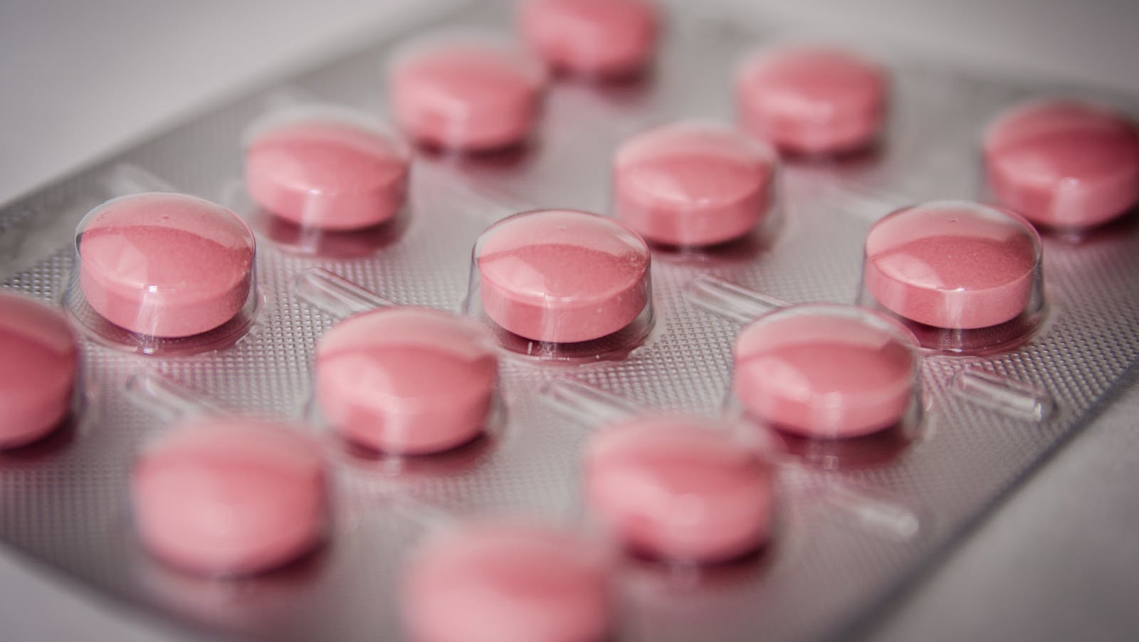 Pink Round Medication Pill