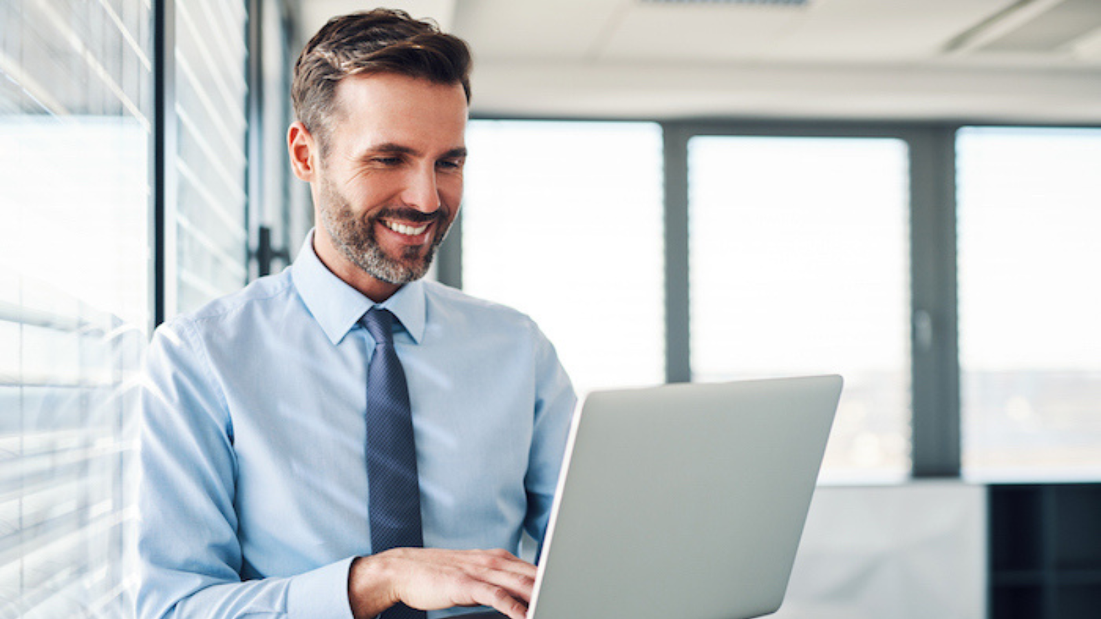 man using computer