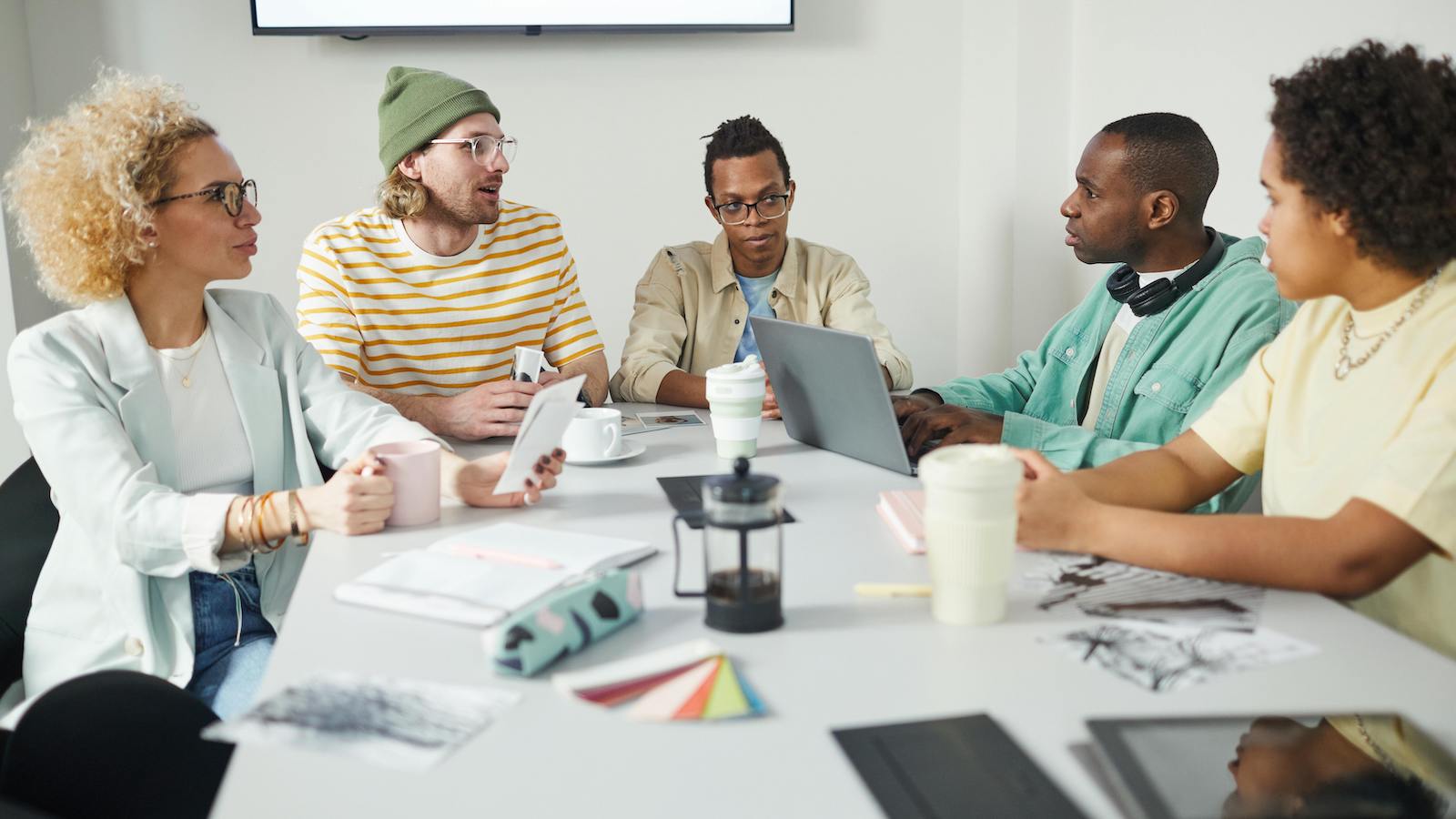 People in a meeting room