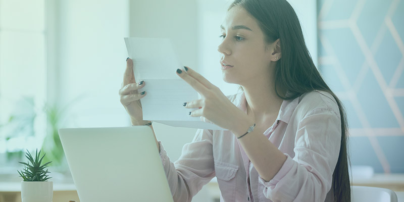 woman reading