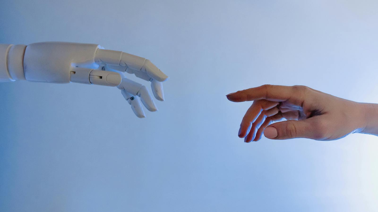 Person Reaching Out to a Robot