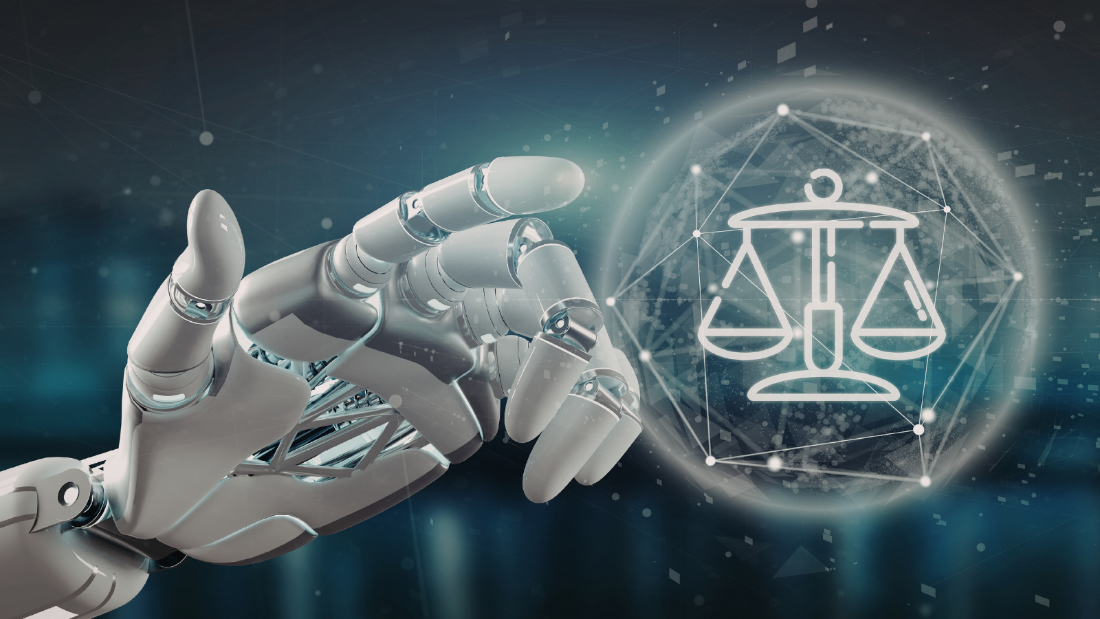 AI Robot Hand with Legal Image