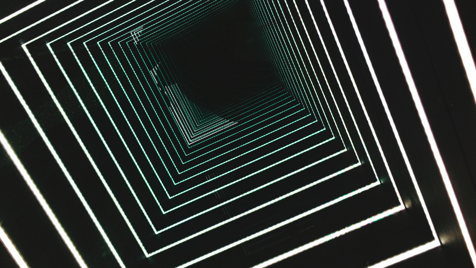 Futuristic 3-D Squares