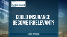a banner for the webinar reading "is insurance irrelevant" 