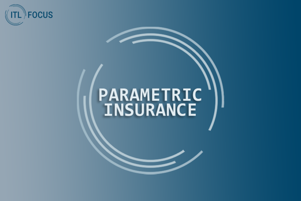 a graphic reading "parametric insurance" 
