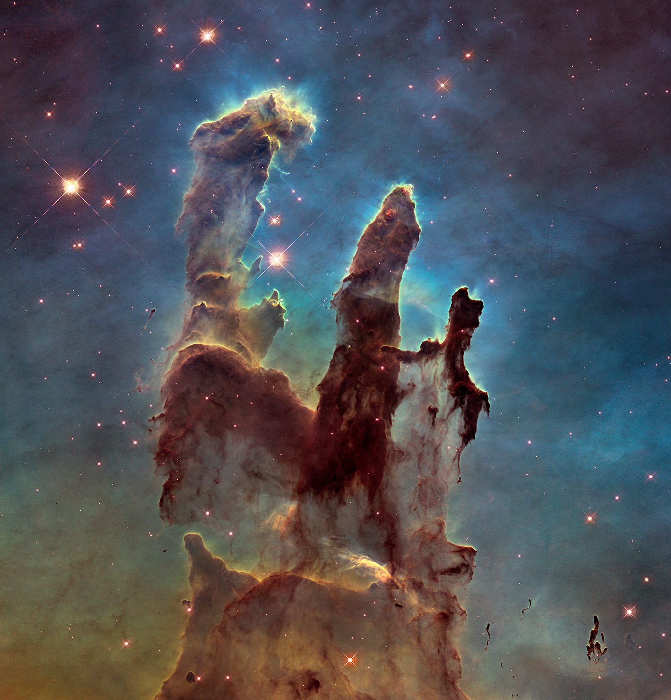 Picture of the pillars of creation