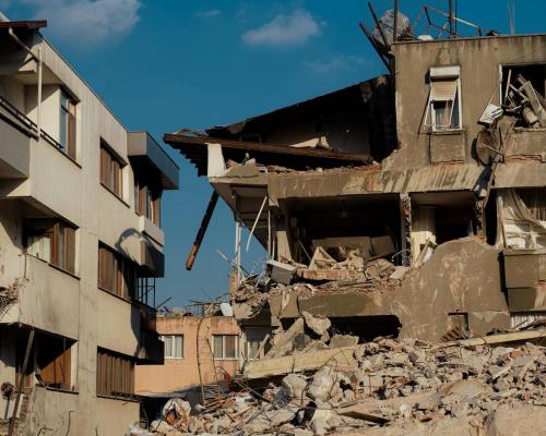 Demolished Buildings After Calamity