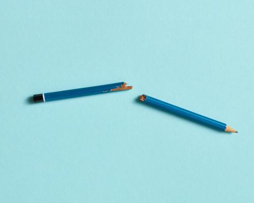 Broken pencil