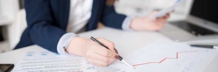 Woman Writing Notes