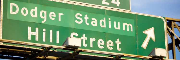 Dodgers Stadium Sign