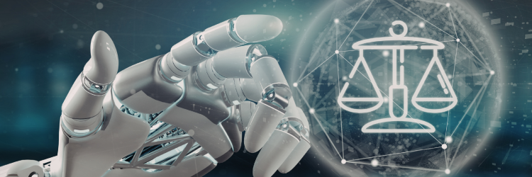 AI Robot Hand with Legal Image