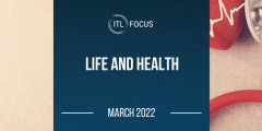 itl focus graphic with a heart that reads life and health