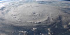 Photo of a hurricane