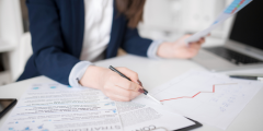 Woman Writing Notes