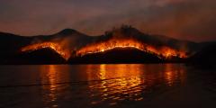Photo of Wildfire on Mountain